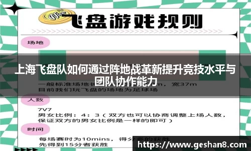 上海飞盘队如何通过阵地战革新提升竞技水平与团队协作能力
